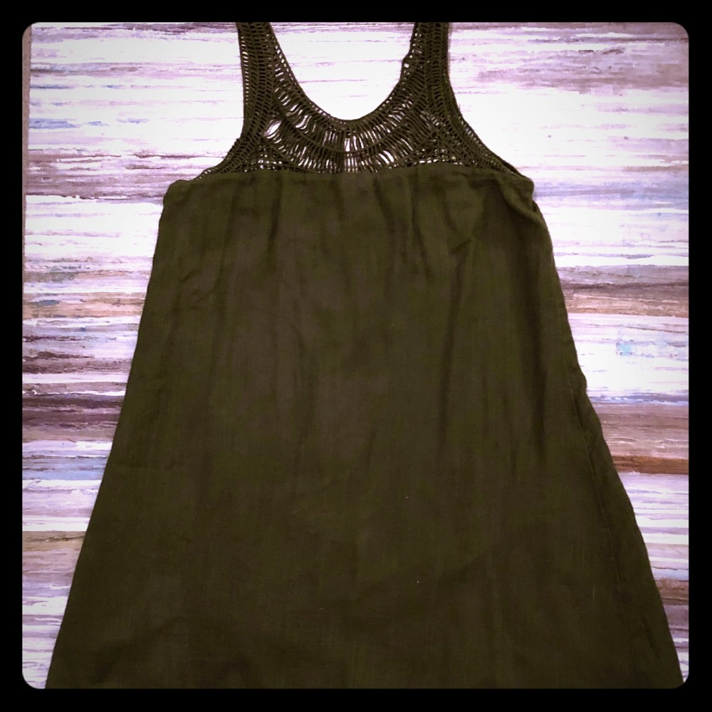 Merona army green dress S/P